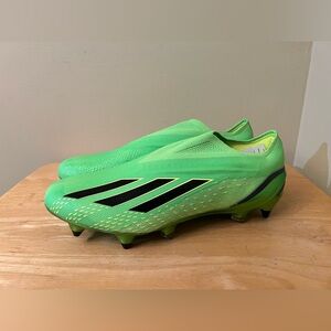 Adidas X Speedportal.1 SG Soccer Cleats US 9 Green "Game Data Pack" GW8418